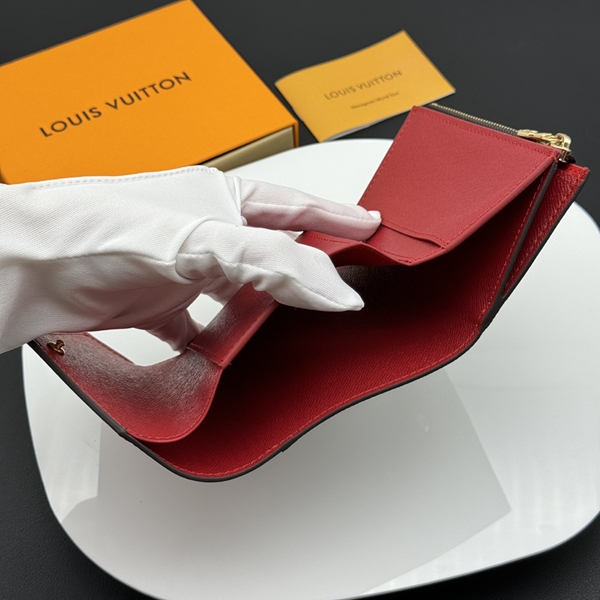 LVコピーウォレット素材ディテール